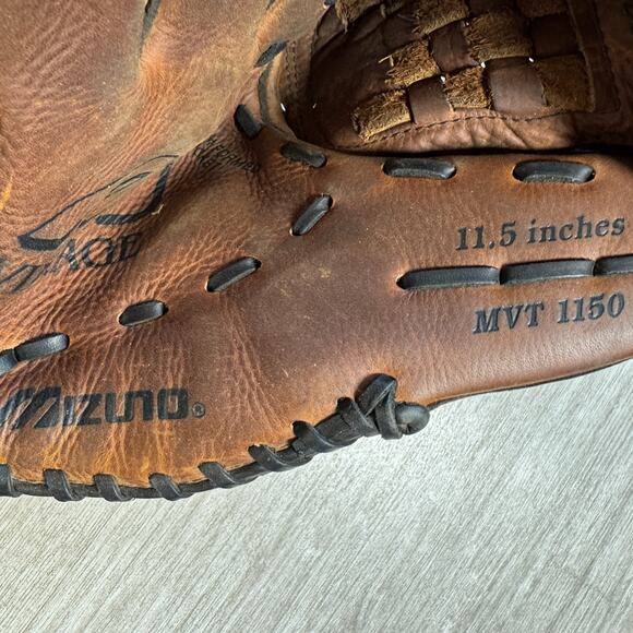 Mizuno Vintage Professional Model MVT1150 Baseball Glove 11.5” LHT Leather - Picture 4 of 5